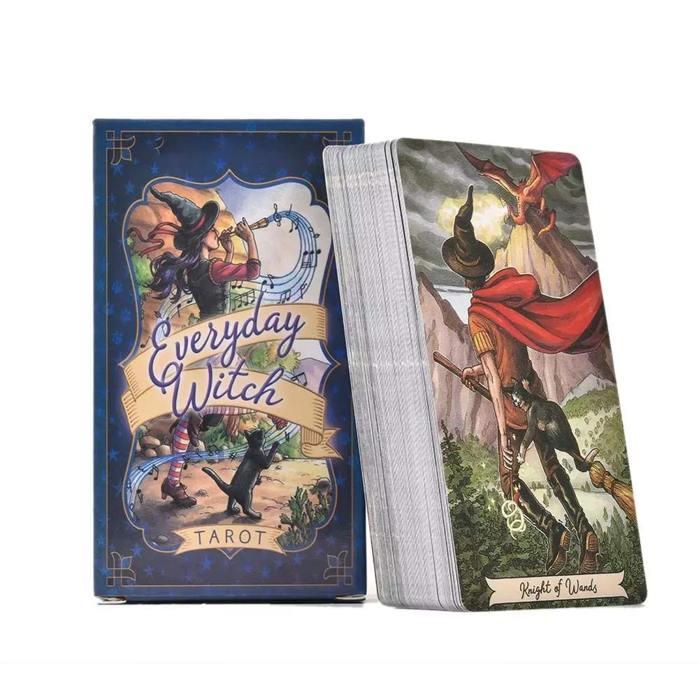 Amazon.com: ERSHIYI 78 Cards Full English Tarot Cards
