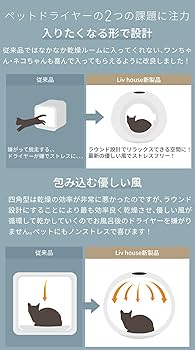 Amazon | NEOLEAD ペットドライヤー ドライヤーボックス 自動 静音 速