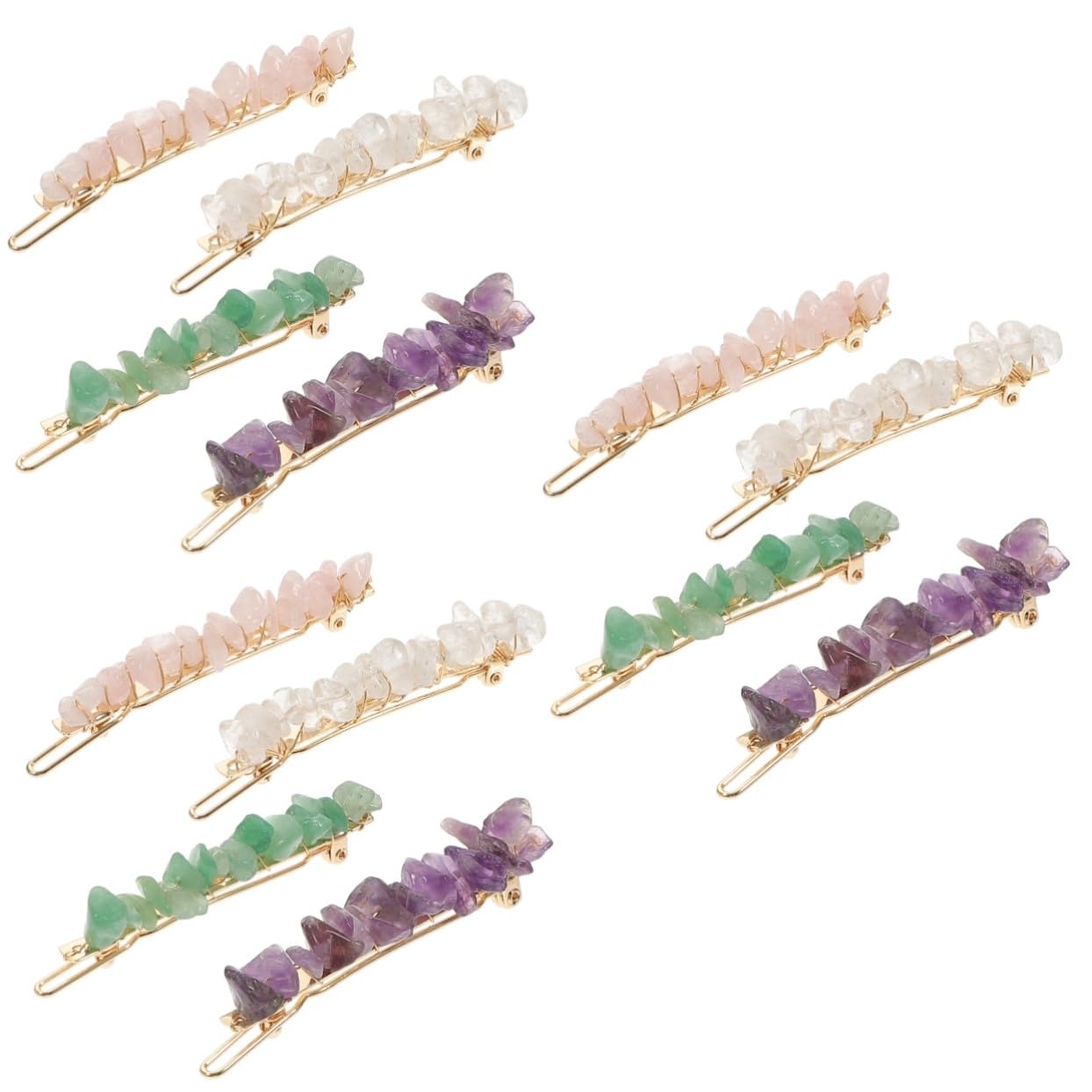 Healeved 12pezzi Fermagli Per Accessori Per Creativi Per e Ragazze Per Matrimoni Accattivanti