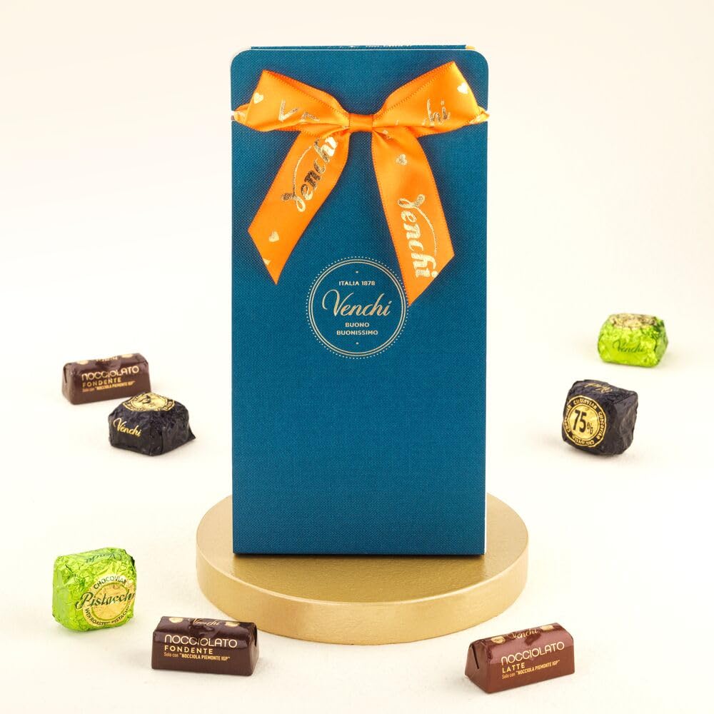 Venchi - Collezione Murrine - Confezione Regalo con Cioccolatini Chocoviar & Lingottini Assortiti, 403 g - Con "Nocciola Piemonte IGP" - Idea Regalo - Senza Glutine