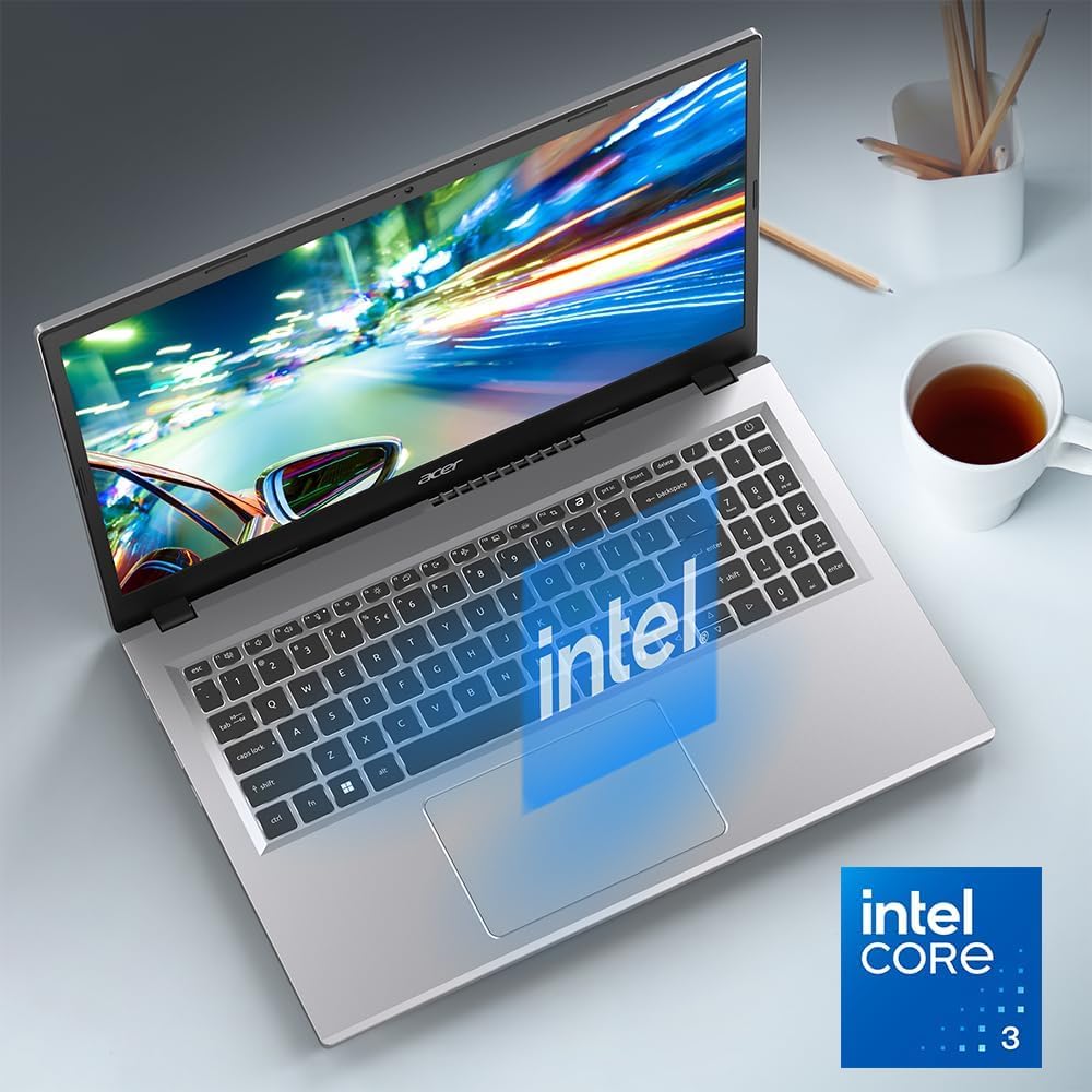 acer Computer portatile Aspire Go 15, IPS Full HD da 15,6", processore Intel Core 3 N355, 8 GB di RAM 256 GB SSD, Windows 11 con Copilot AI, batteria a lunga durata, leggero, per studenti (8 GB di RAM