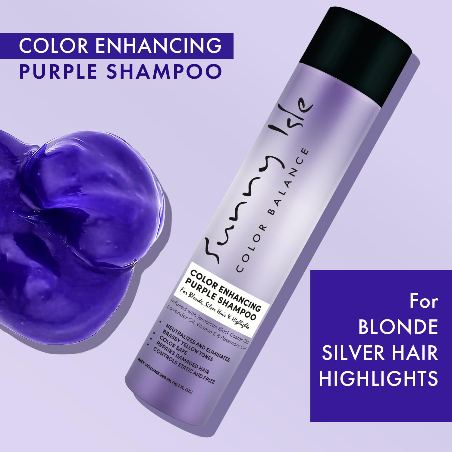 Amazon.com : Sunny Isle Color Enhancing Purple Shampoo