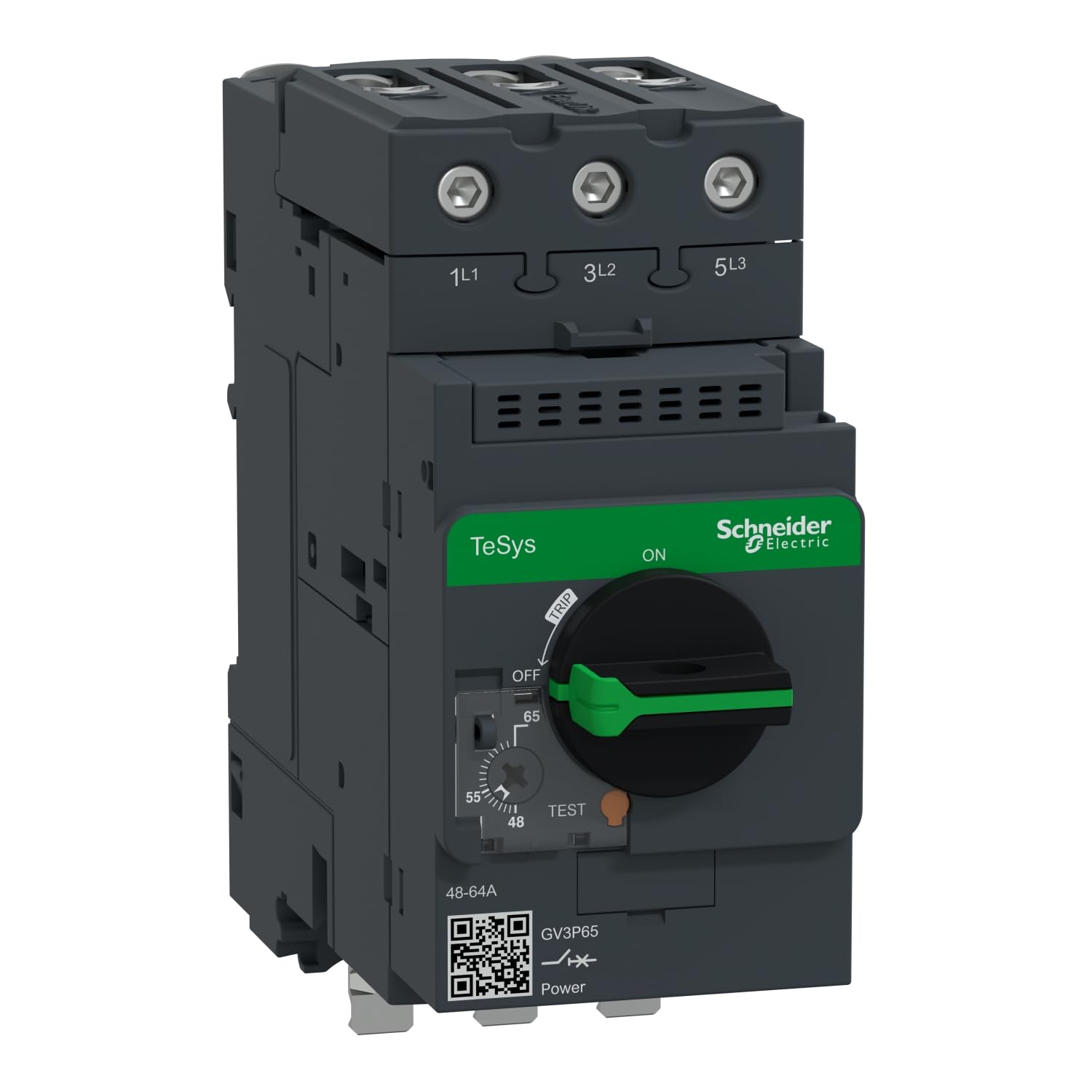 Schneider Electric TeSys Deca Motorschutzschalter, 65 A Motorsteuerung 230 V