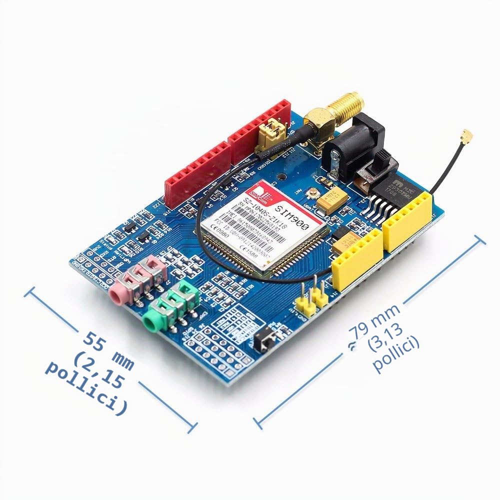 SIM900 GPRS/gsm Shield Development Board Quad-Band Module with Antenna + gift | SIM900 GPRS/gsm Shield Scheda di sviluppo Modulo quad-band con antenna + regalo