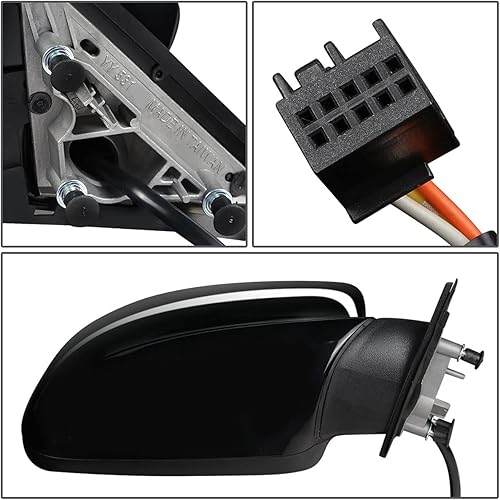 Miniatura 5 de Auto Dynasty CH1321331 Espejo lateral derecho del pasajero estilo fábrica - Plegado manual | Ajuste de potencia - Compatible con Dodge Charger