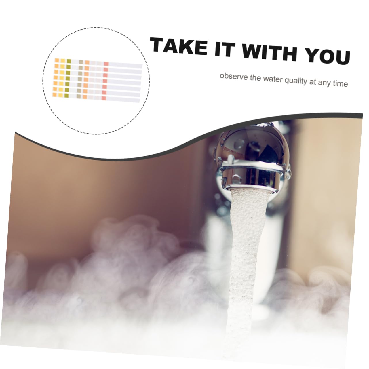 ABOOFAN 3 Sätze Pool-teststreifen Qualitätstester Für Hartes Wasser Wassertestpapiere Wasser Test Kit Ph-testpapiere Prüfen Ph Teststreifen Colorful 50 Stück * 3