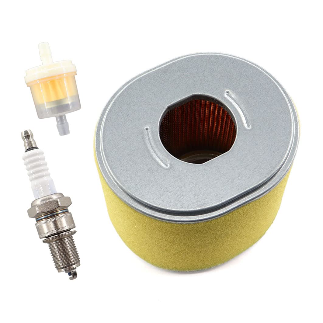 MCHNIC Air Filter Service Kit for Honda GX340 GX390 13HP 11HP GX340U1 GX340R1 GX340K1 WT40XK1 WT40XK2, 17210-ZE3-505 Spark Plug Replace NGK BPR6ES Generator