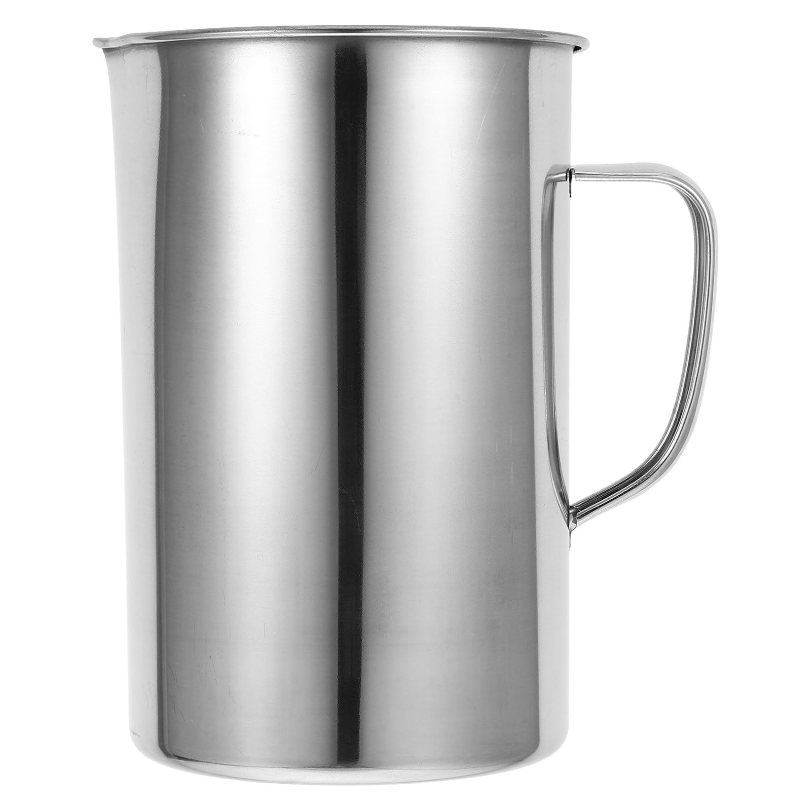 Misurino Graduato 2000ml in Acciaio Inox per Laboratorio