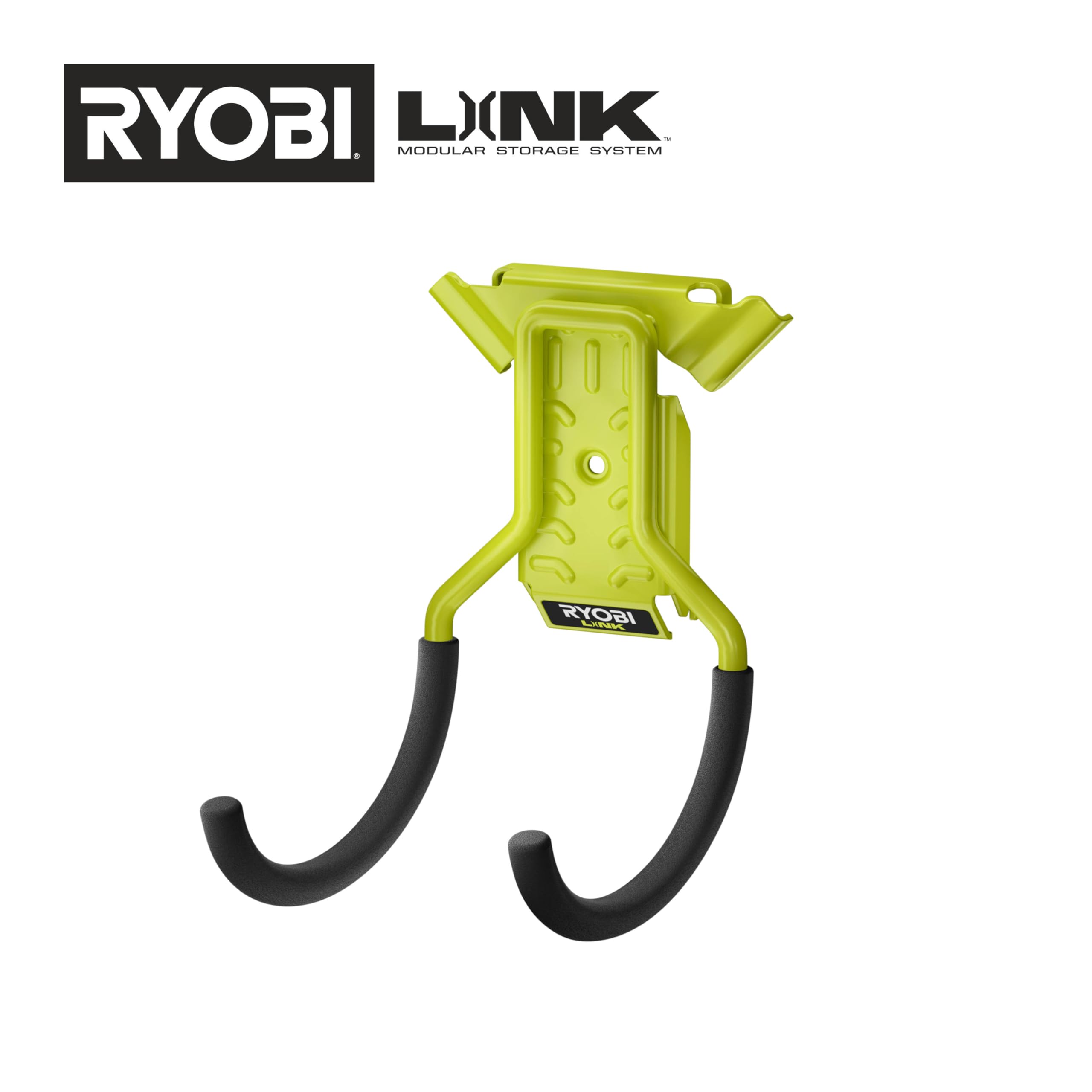 RYOBI - Pack Démarrage Mural LINK - RSLWPK-7PC - Rangement Modulaire, Rails, Crochets, Garage Organisé