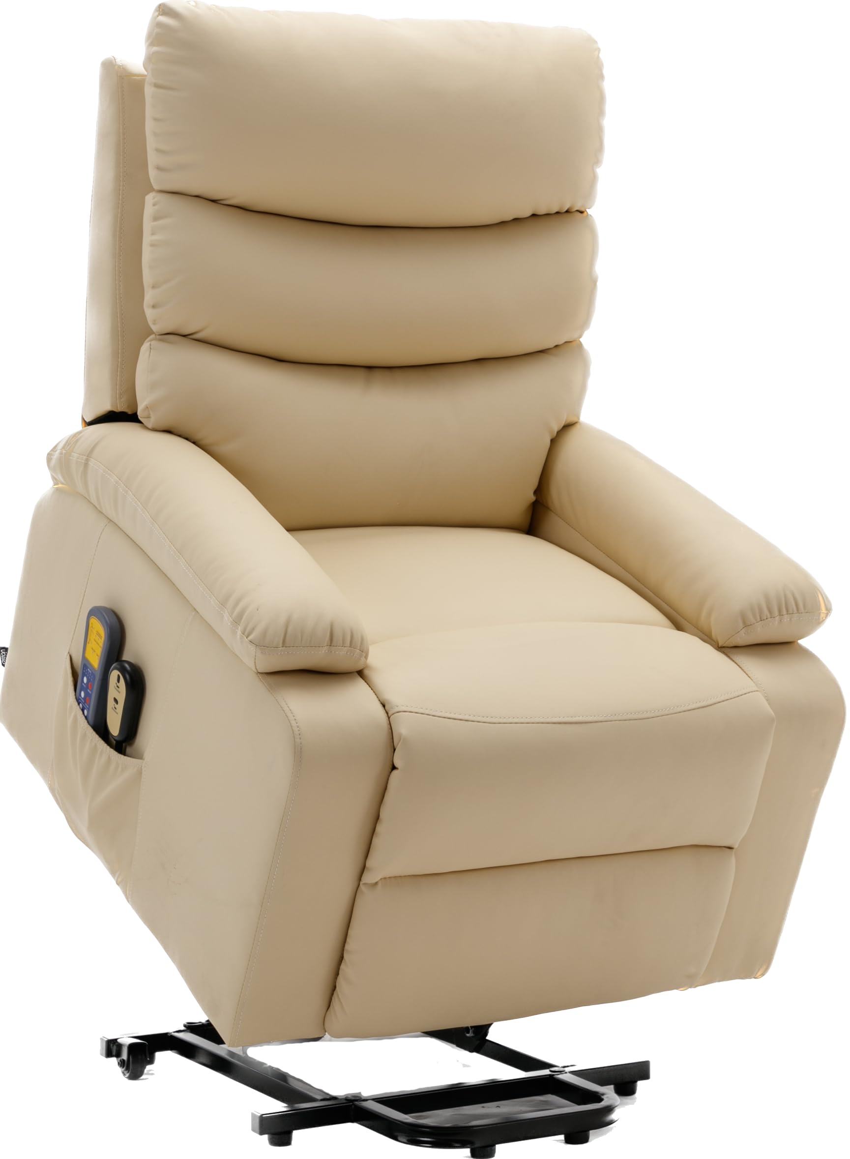 Astan Hogar Sillón Relax con Función Auto-Ayuda (Levanta Personas), Reclinación Eléctrica, Masaje Y Termoterapia, Modelo Ceci AH-AR10530CR
