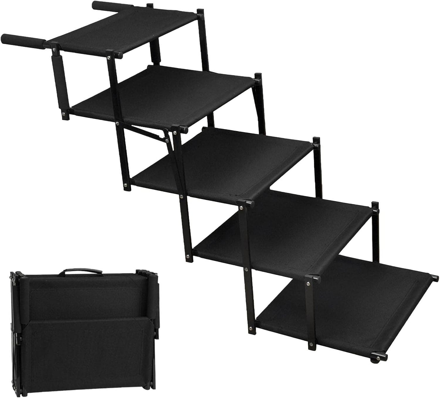 Ndola Dog Stairs for Car - Foldable Ramps for Large Dogs with Non Slip Surface, Portable Dog Steps for Cars and SUV, Truck, Support Up to 200 Lbs.-image-46