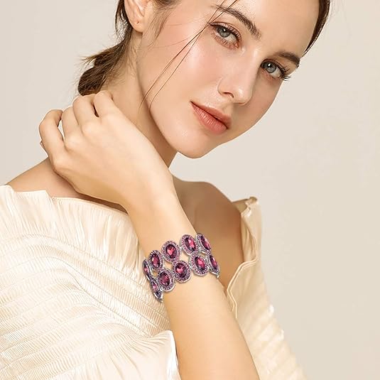 Set di gioielli da sposa Dolci in oro rosa, cristalli e perle a goccia