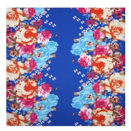 Ayliss Womens Swimwear Chiffon Printed Cover up Beach Sarong Pareo Bikini Swimsuit Wrap (#19 (57"*55")) - Image 3