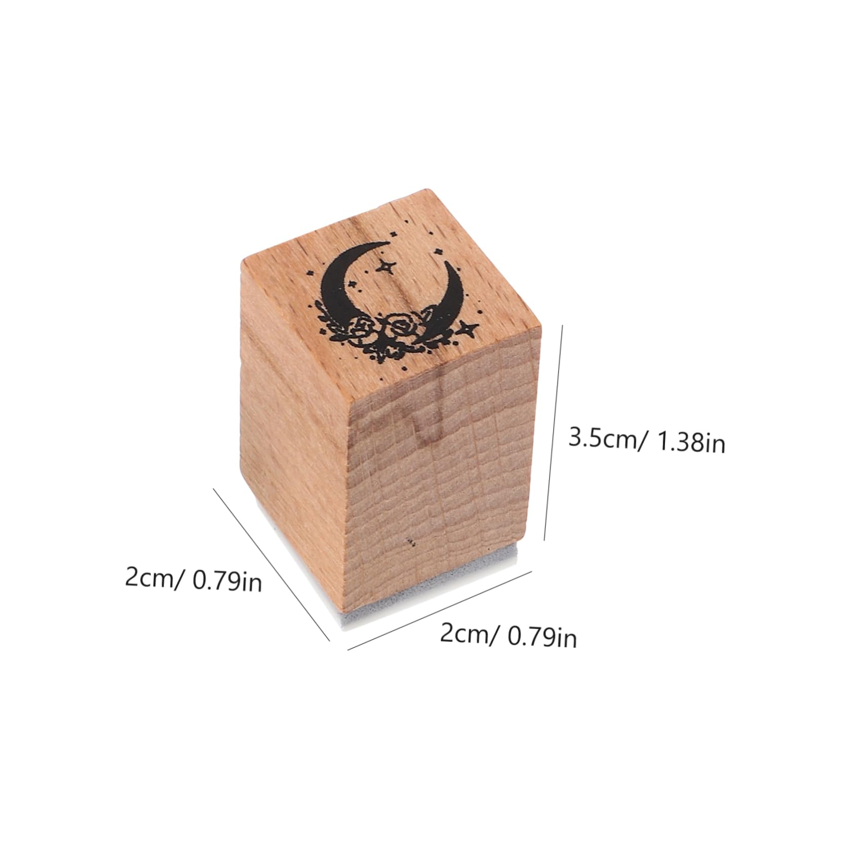 Housoutil 4 Set Timbro per Etichette Compleanno Blocchi Francobolli Floreali Numero Fiori Francobolli Chiari Timbri A Inchiostro per La Lavorazione Cioccolato di Legno 16 Pezzi * 4