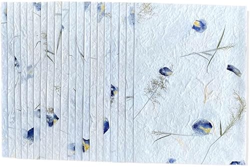 Hojas de papel de morera de flores naturales gruesas A4 hechas a mano, papel hecho a mano, pintura, escritura, papel decorativo, papel para hacer