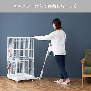 キャットゲージ アイリスオーヤマ マットホワイト 猫 2段 ホワイト コンパクト Amazon.co.jp: アイリスオーヤマ マットホワイト 猫 2段ホワイト