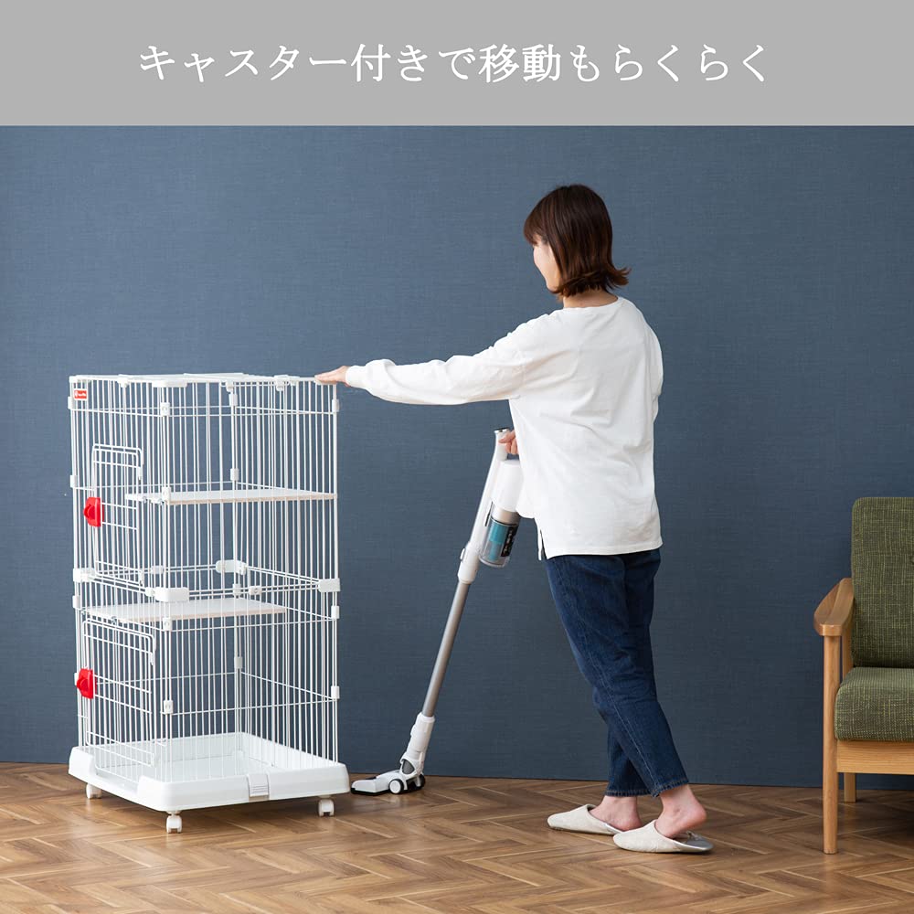 アイリス　ミニキャットケージ　ホワイト 81hcT0Mu6rL._UF350,350_QL50_.jpg
