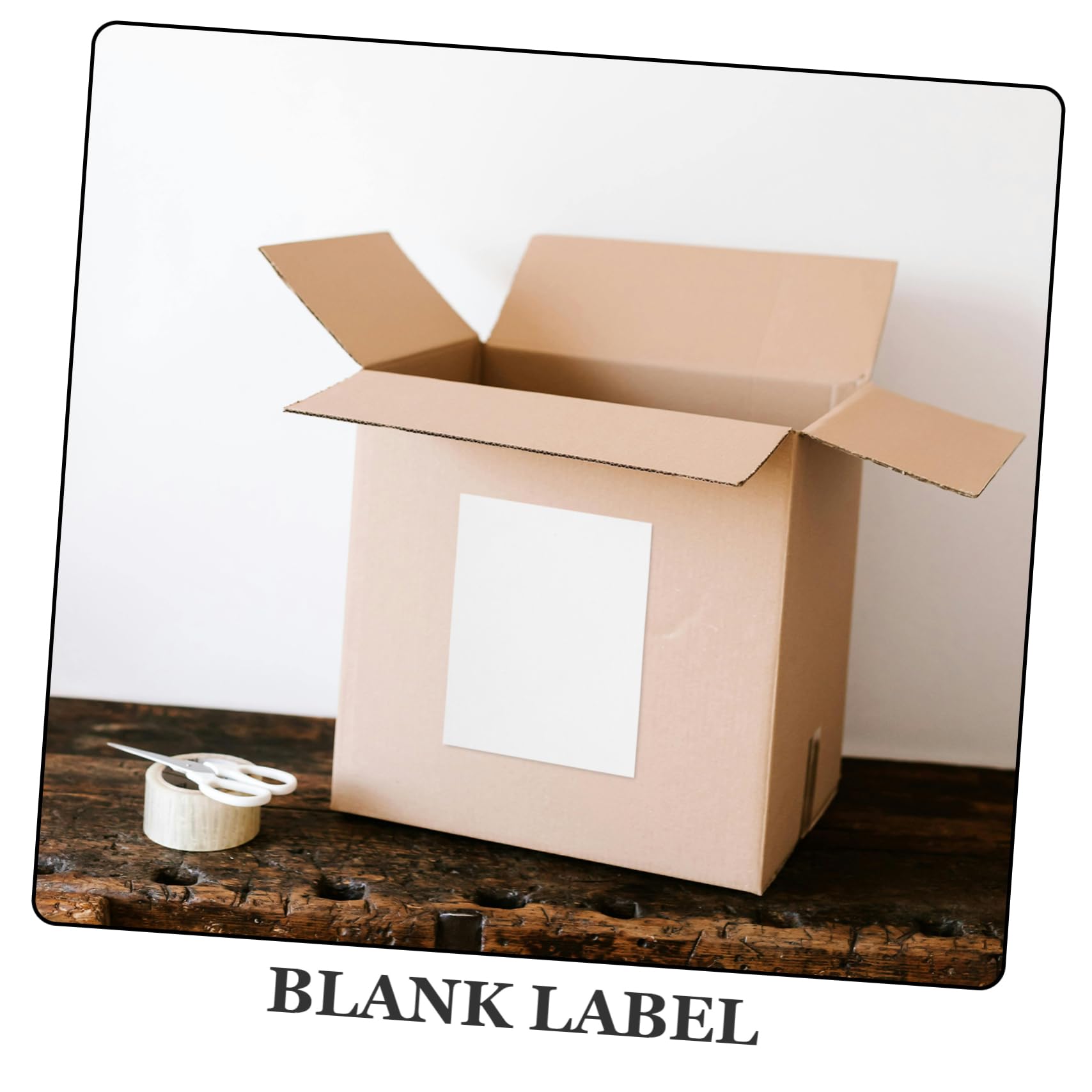 Papier Étiquette pour Imprimante A4 100 Feuilles Autocollantes Blanches