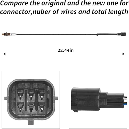 Miniatura 2 de Sensor de oxígeno O2 234-5015 aguas arriba compatible con Mazda 3 2006-2011 Mazda 3 Sport 2009-2010 Mazda 5 2008-2010 2008-2010