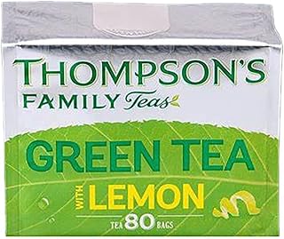 شاي أخضر بالليمون روز غاردن من طومسون - 80 كيس