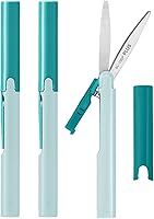 Vista 18 de Plus Tijeras Compactas Estilo Bolígrafo Twiggy con Tapa, Blanco