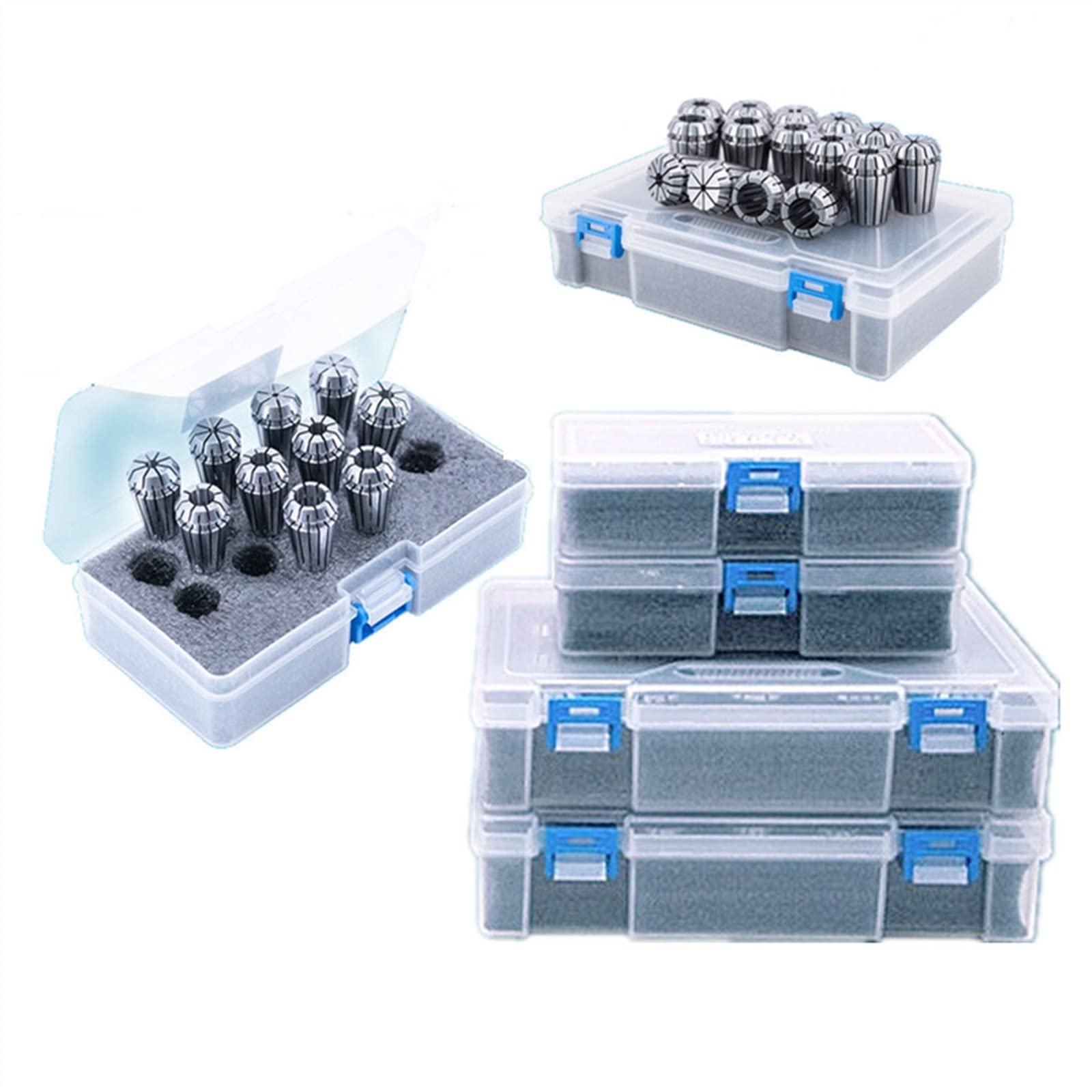 W połączeniu ER tuleja zaciskowa AA ER11 ER16 ER20 ER25 ER32 sprężynowa uchwyt na narzędzia frezowanie CNC wiercenie grawerowanie gwintowanie(ER32 12PCS Set 3)