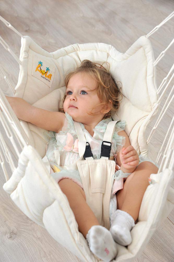 Bella Chica Natura Luxuriöse Baby Hängematte und Kinderhängesessel