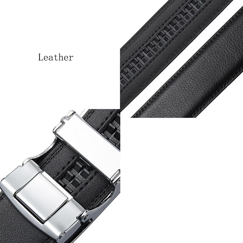 Alloy Automatic Leather Belt Casual Fashionable Waist for Pants image 4