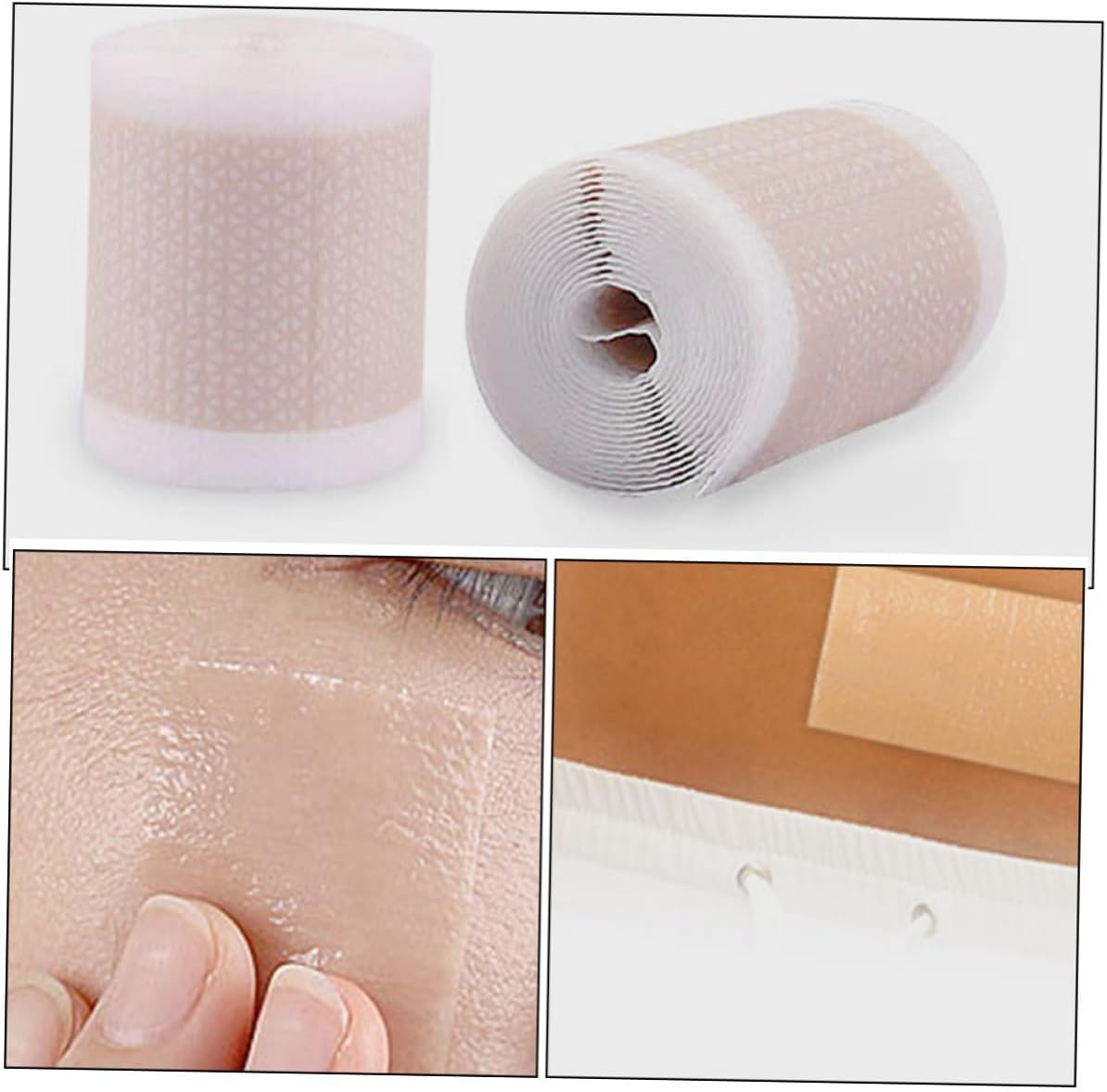 Didiseaon Cuttable Skin Tone Silicone Scar Cover Patch Roll 4x150cm Waterproof Breathable Self-Adhesive Gel Sheets for Scar Concealing Comfortable Wear-Resistant Suitable for Home Use