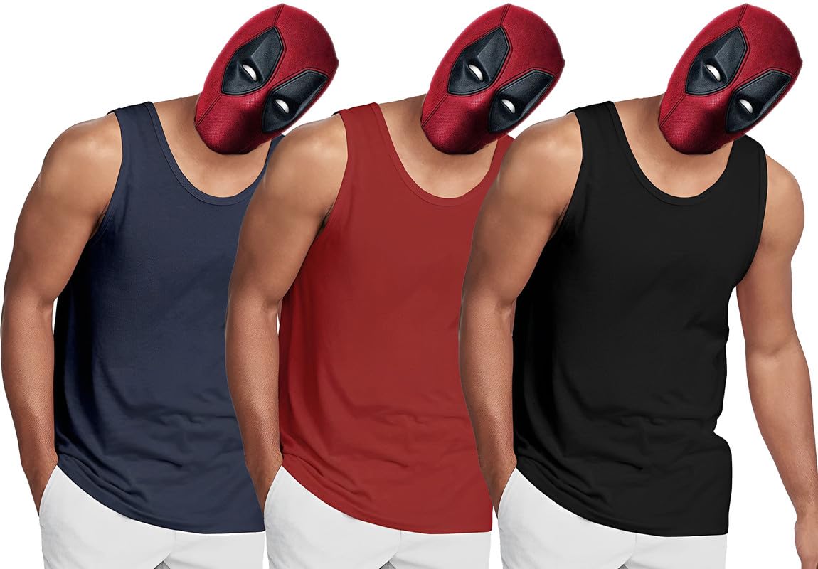 THE DUFFERS Men's Ragular fit Stylish Tank Tops Beat The Heat with Trendy Vests Pack of 3-picture-9