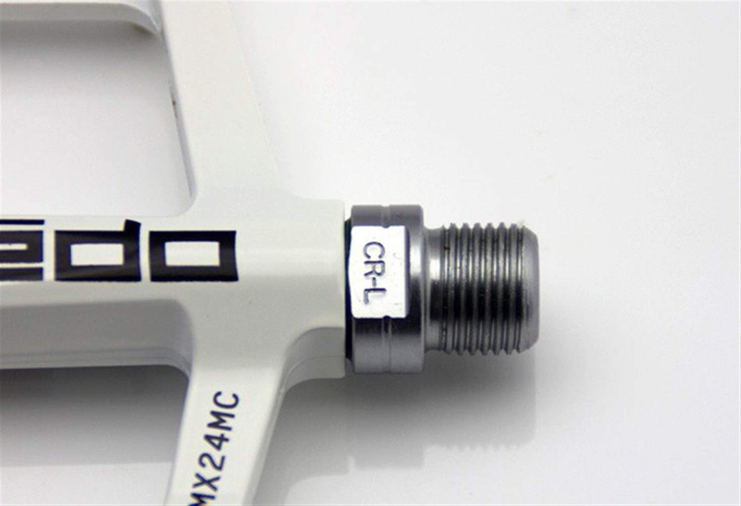 YMYGBH Pedali Flat MTB Magnesio MTB Bike Bianco Bicicletta Pedali 243g 5Colors (Color : No 3)