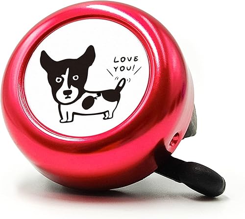 ONIPAX Anillo de ciclismo para bicicleta, con sonido fuerte, animales adorables, dibujos animados, para niños, niñas, niños y scooters