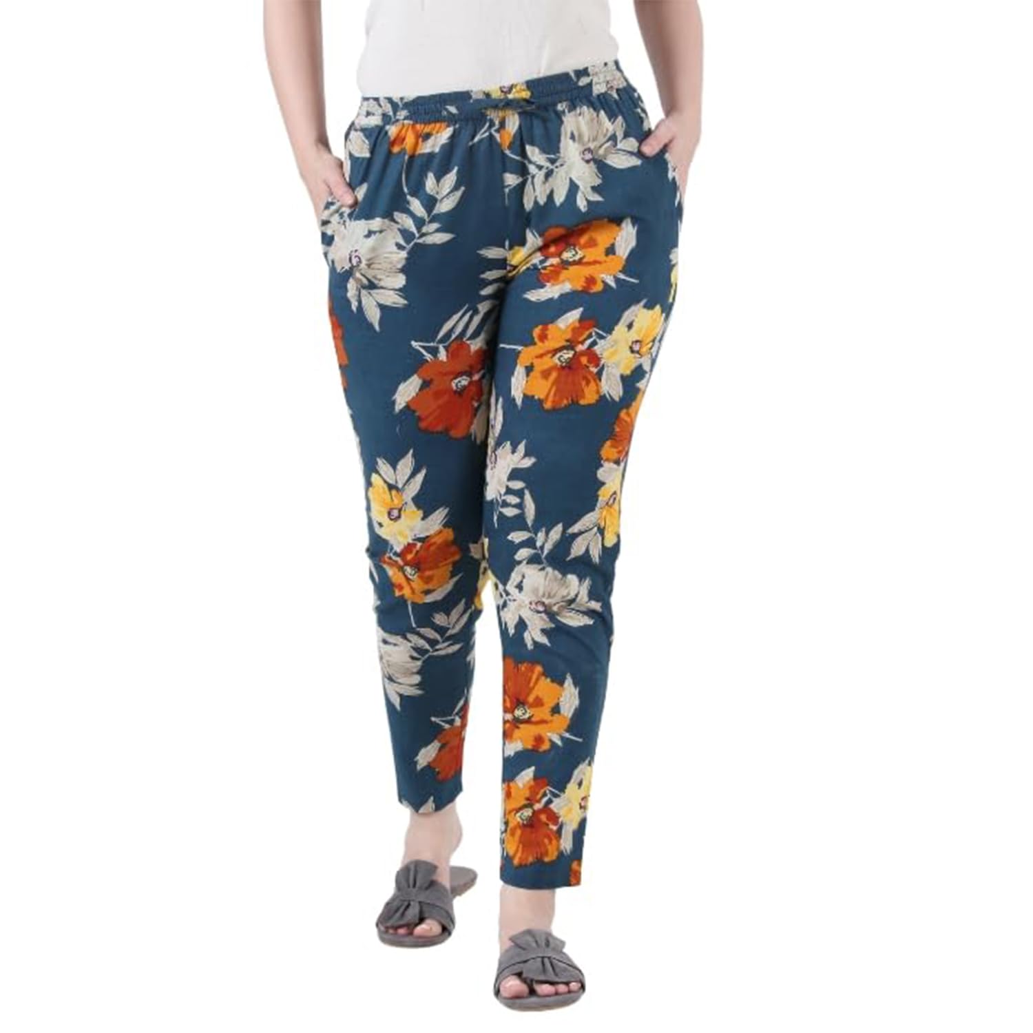 F Dream Women Floral Printed Pajama Super-Soft Short & Long Sleeve Pants (Blue, M) (B0CMWWHK6H) Amazon Price History, Amazon Price Tracker