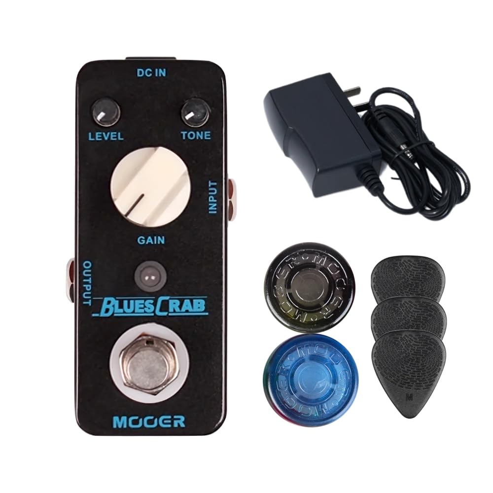 Amazon.com: MOOER Blues Crab Driver Guitar Effects Pedal Classic