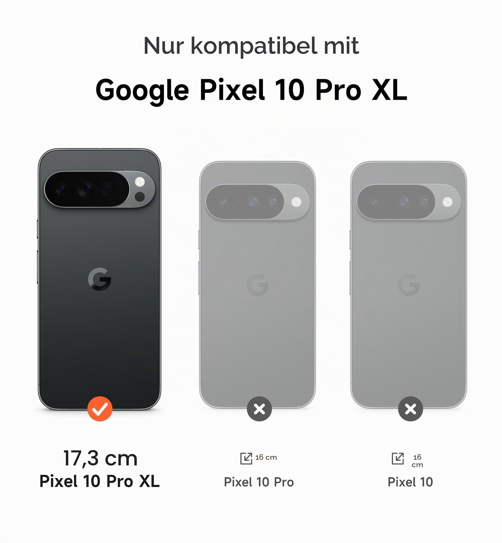 SURITCH Hülle Kompatibel mit Google Pixel 10 Pro XL Handyhülle mit 360° Drehbarer Handschlaufe Telefongriffhalter & Ständer & Kamera Abdeckung Robuste Stoßfeste Schutzhülle - Schwarz