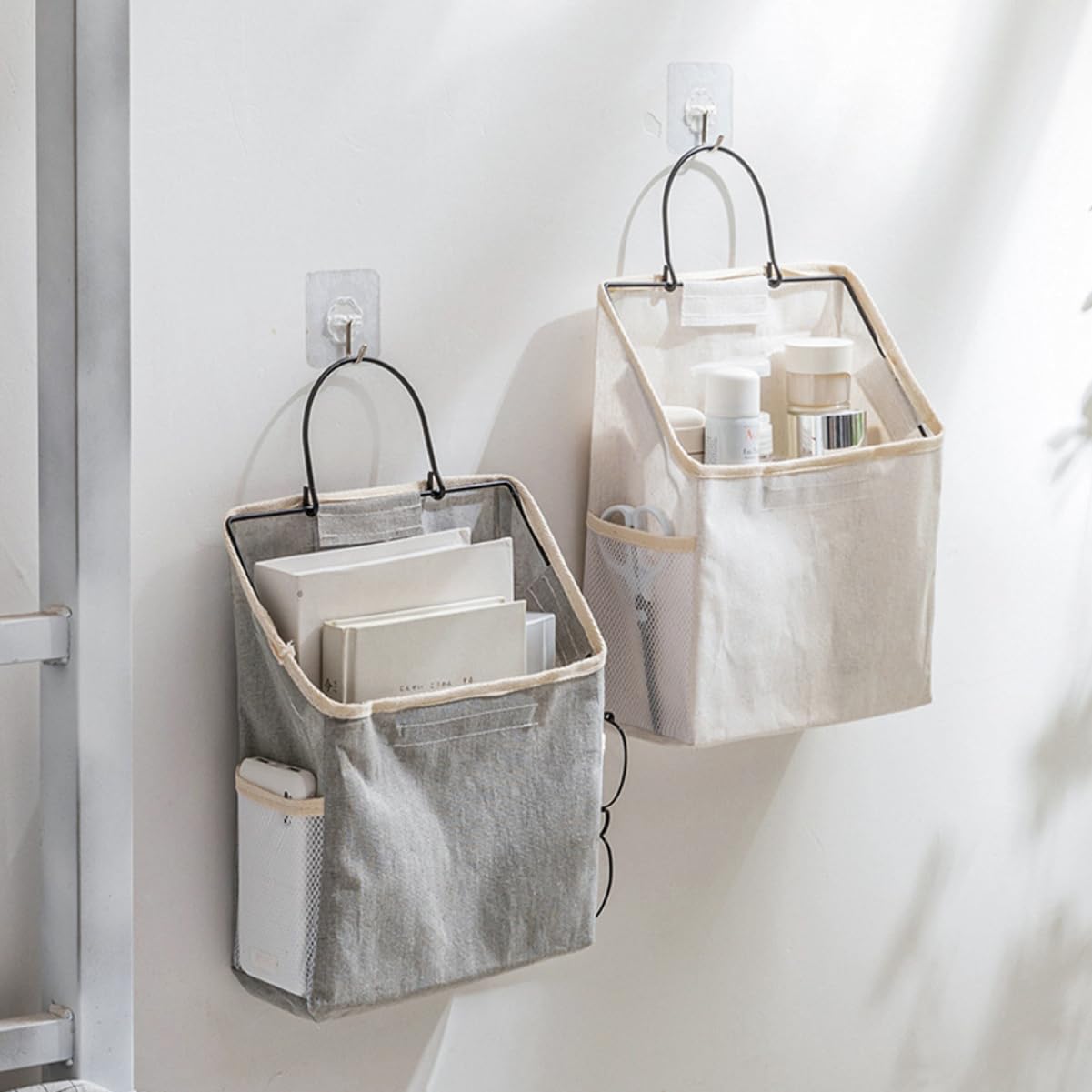 Borsa Portaoggetti Da Appendere Organizer Sopra La Porta Con Tasche Contenitori Dormitorio Bagno Soggiorno Cucina Traspirante Pieghevole