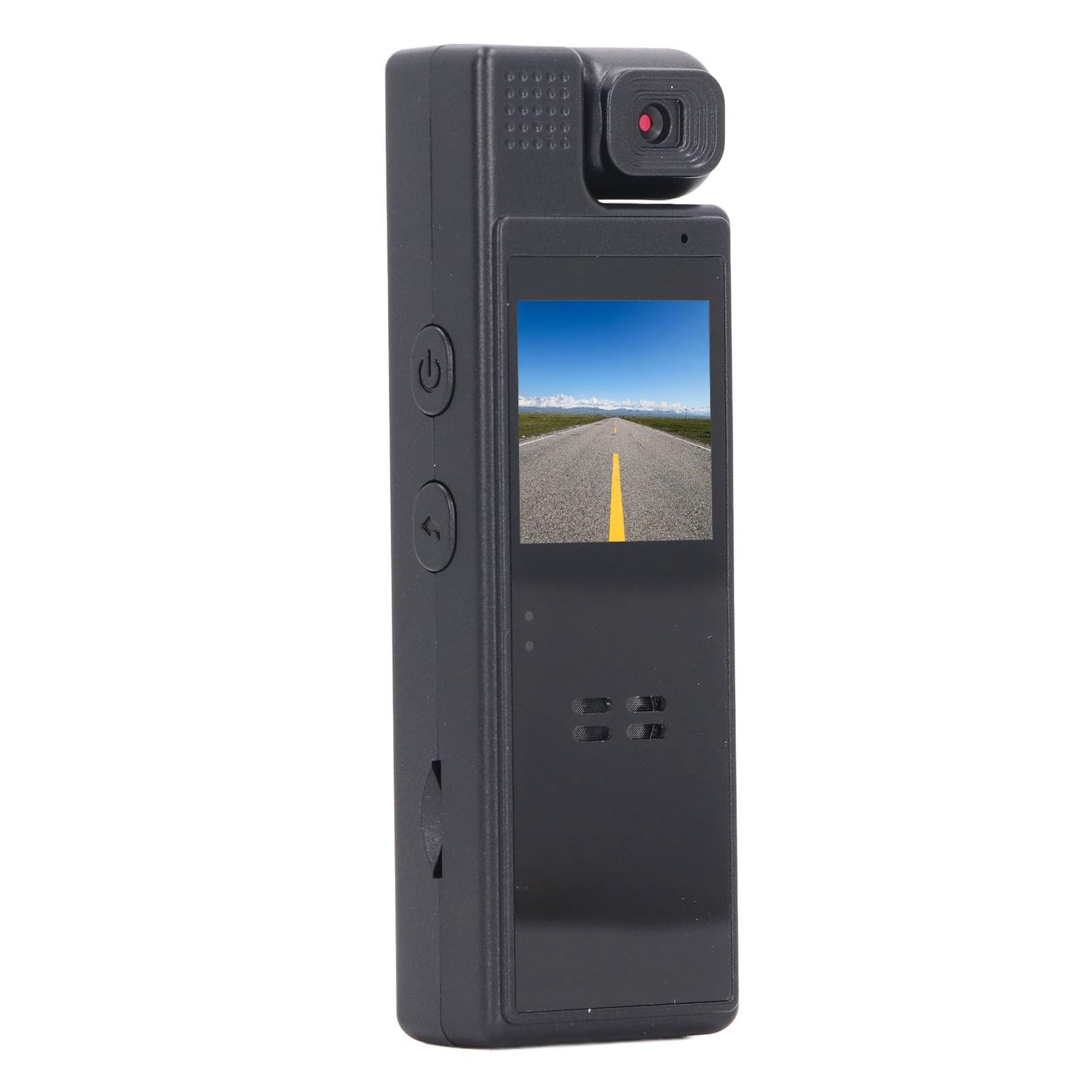 Caméra de Sport à Fixation arrière, étanche et résistante aux Chocs, enregistreur vidéo Portable 1080P avec Objectif Rotatif à 180° et écran de 1,3 Pouce, pour Le Cyclisme, la