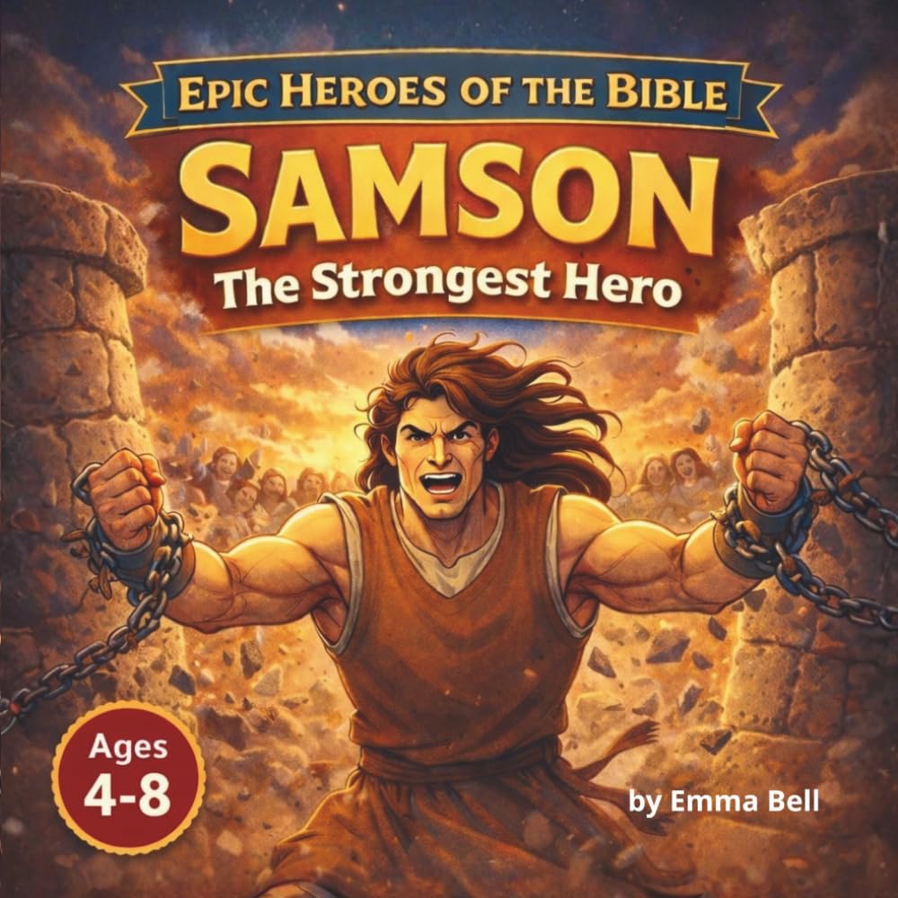 Samson, the Strongest Hero: A Bible Story for Kids About God-Given Strength, Obedience, and Courage (Epic Heroes of the Bible)