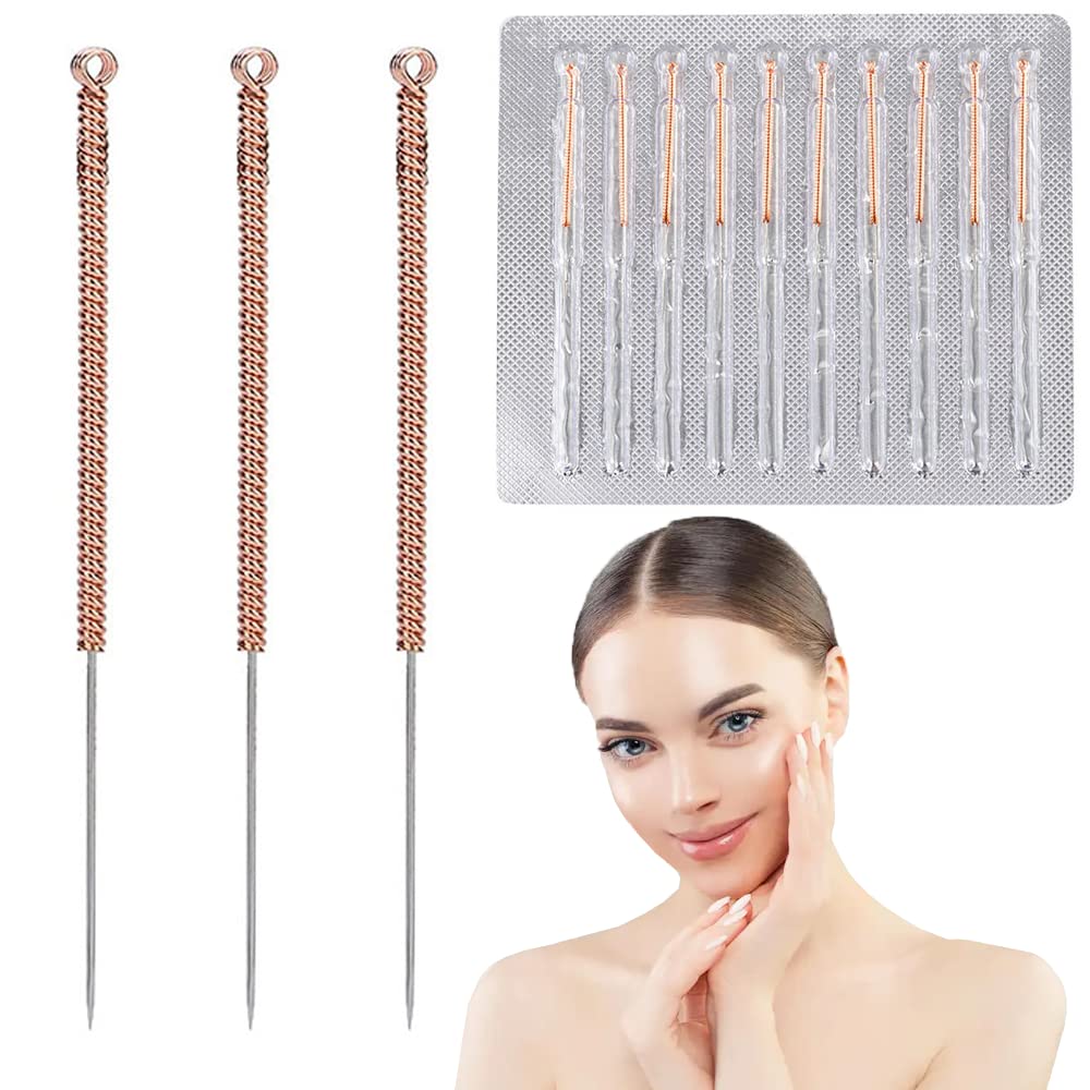 10 PCS Spot Removal Needle for Pimple, Freckle, Mole, and Tattoo Wash - Beauty Pen Accessories (Rose Golden)