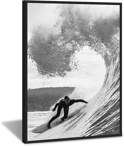 Miniatura 8 de Póster retro de Hawaii Surfing Fun para verano, playa tropical, arte de pared, olas del océano azul, surfista, tabla de surf, tabla de surf, Arte de