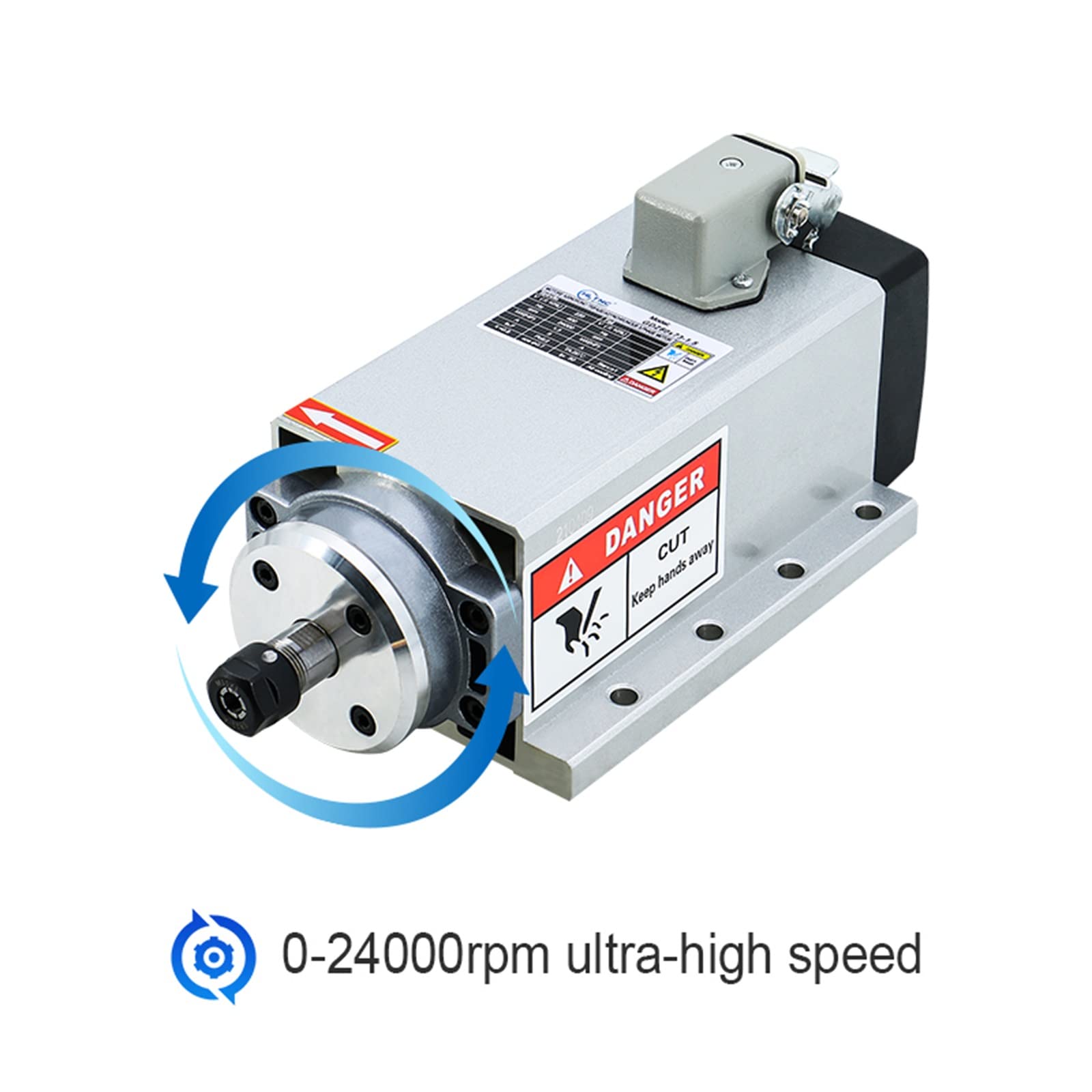 110V Spindle Motor Kit?2.2Kw Spindle Motor 24000Rpm 400Hz ?VFD Variable Frequency Drive ?13 pcs ER20 Collets ?1-13mm?for CNC Router Engraving Milling Machine