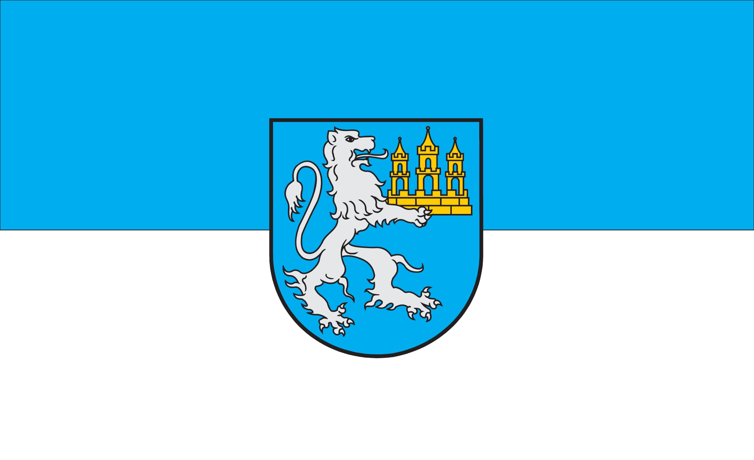 Drapeau Bad Lauchstadt - Saxe - 150 x 90 cm