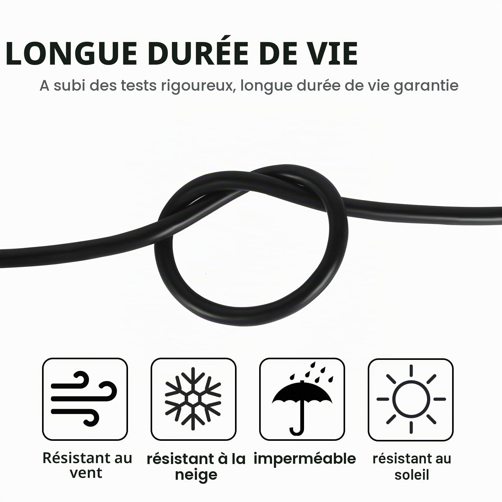AOHEWEI Câble rond 2×4,0mm² 2 conducteurs en cuivre pour applications électriques 5V 12V 24V 60V, Câble automobile et bateau fin rouge/noir 5/10/20/50 mètres