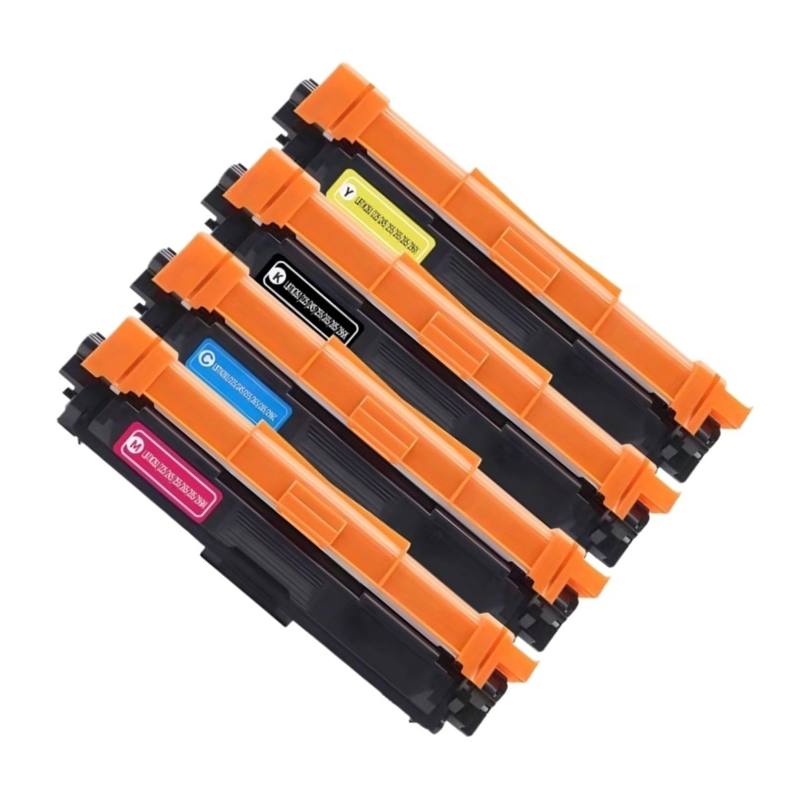 Compatible con Cartuchos de tóner Brother TN248/TN248XL, 4 Unidades