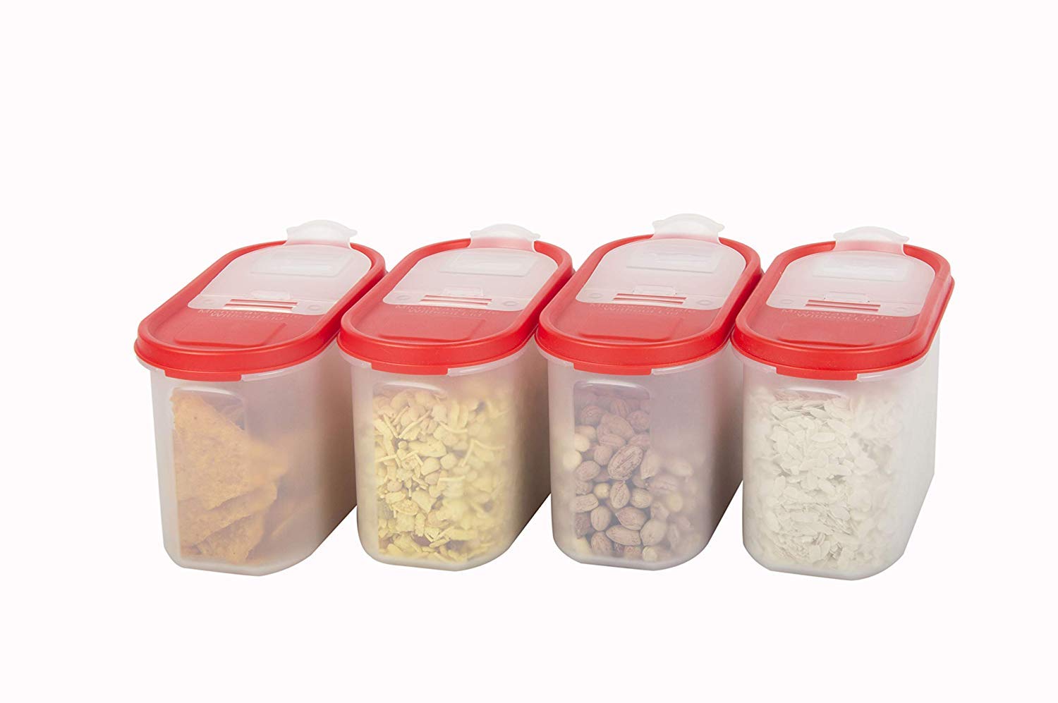 See full amazon price history chart for Cutting EDGE Flip-Top Kitchen Storage Container Set for Rice, Dal, Atta, Flour, Cereal, Snack, Stackable, BPA Free, Modular, Cherry Red (4, 1.2 Litre) (Free Plain Lids extra) Cutting EDGE Flip-Top Kitchen Storage Container Set for Rice, Dal, Atta, Flour, Cereal, Snack, Stackable, BPA Free, Modular, Cherry Red (4, 1.2 Litre) (Free Plain Lids extra) (B084LFY46P) Amazon Price History, Amazon Price Tracker