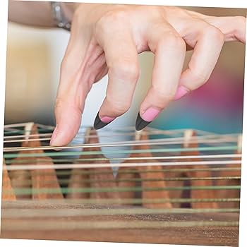 Amazon.co.jp: LALADEFIEE 8個 筝指 の演 用 性に れ 指 護具 楽