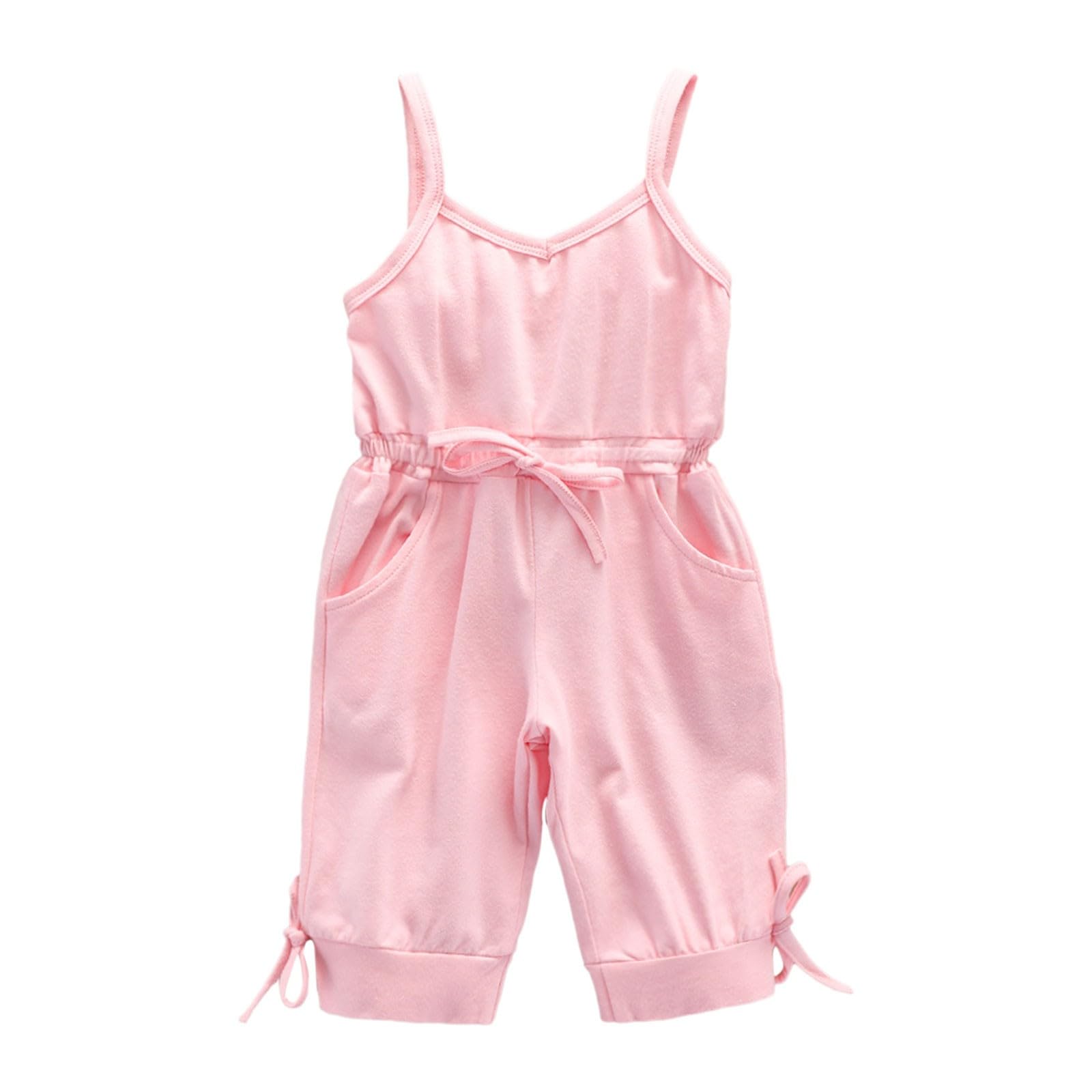 HOOUDO Mono para niña pequeña, Tira de Punto, Sling Crawler, Paquete de Verano, Ropa para Pedos, Ropa para Gatear Mono Bikini