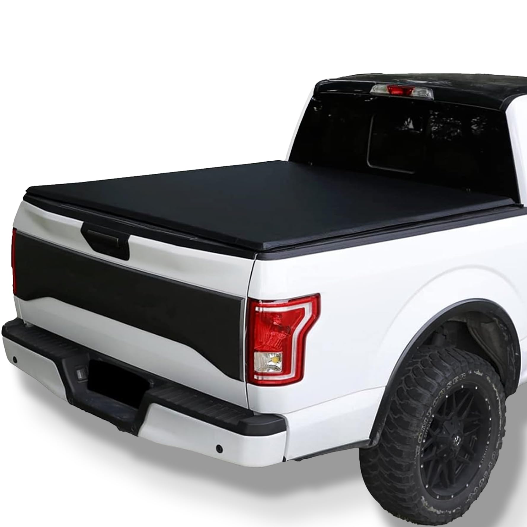 Soft Roll Up 6.5' / 78.7" Truck Bed Cover Compatible for 2016 2017 2018 2019 2020 2021 2022 2023 2024 2025 2026 Toyota Tundra Vinyl Tonneau Cover| Fit for Deck Rail System