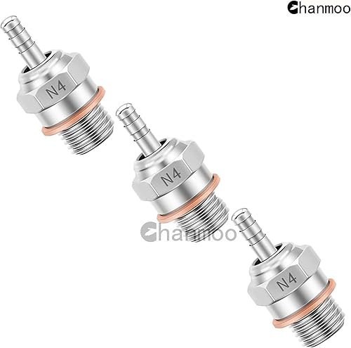 Miniatura 36 de 2 piezas 70117H Hot Engine Glow Plugs No.3 N3 N4#3 #4 Spark Nitro Engine Parts Reemplazan OS para Traxxas Losi HPI Redcat HSP Himoto RC Car Truck