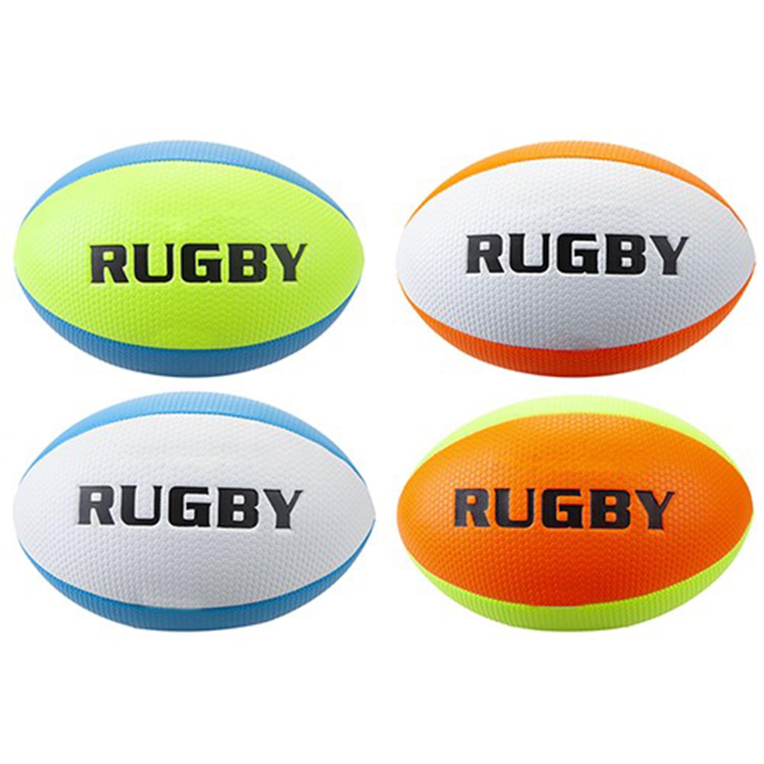 RUGBY BALL SIZE 5 4 ASSORTED COLOURS